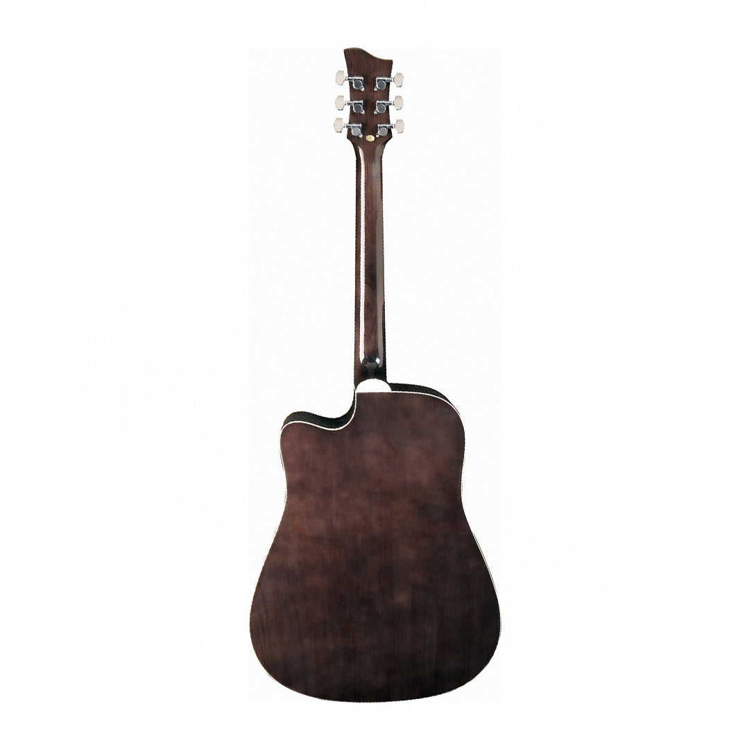 Jay Turser JJ45FCET Acoustic Guitar ( BLACK SUNBURST )